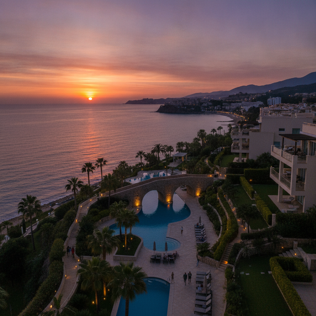 Sunsets at Puente Romano: The Color of a Privileged Life