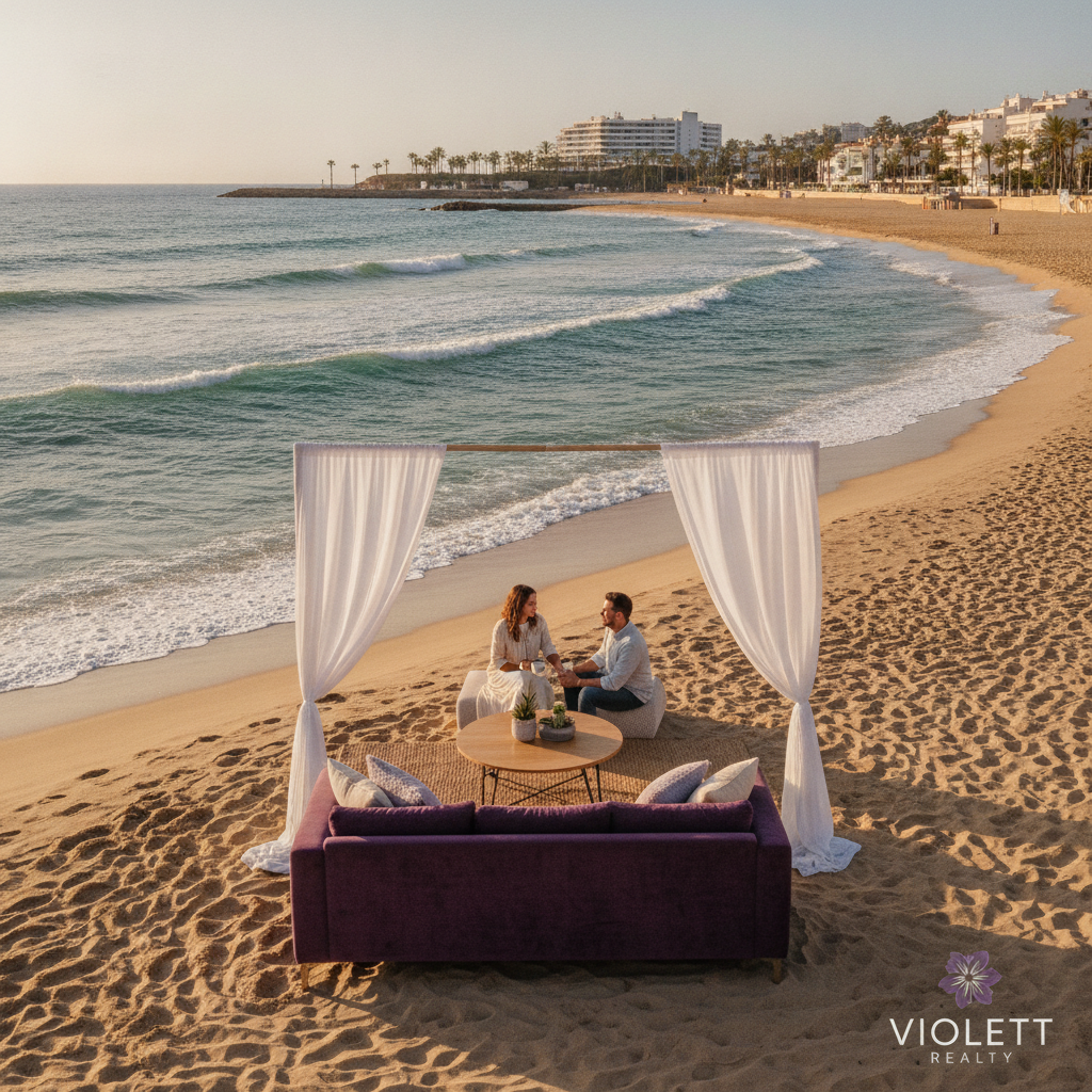 Carvajal: The beach that becomes an extension of your living room