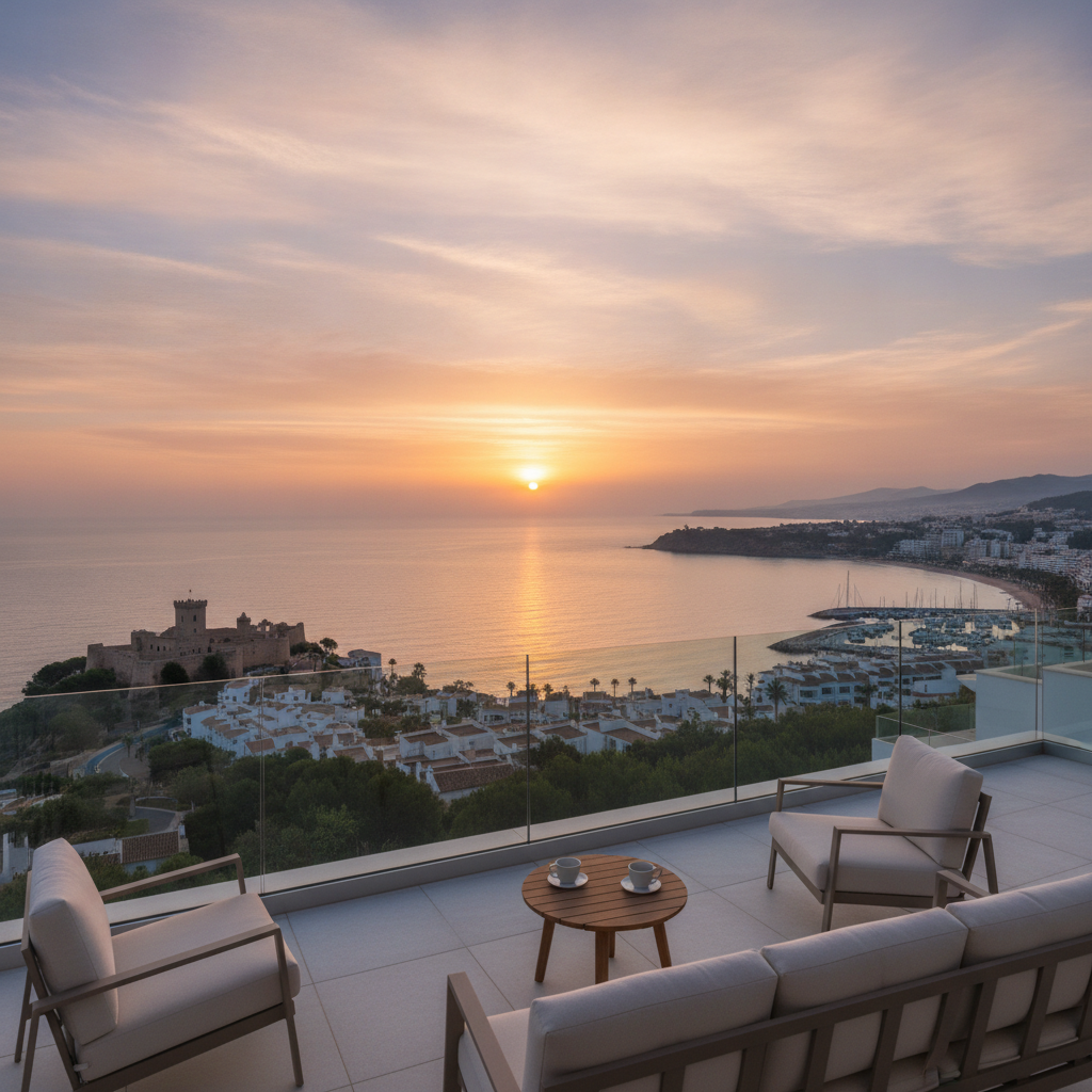 Sunrises over the Bay of Benalmádena: A Private Spectacle Every Morning